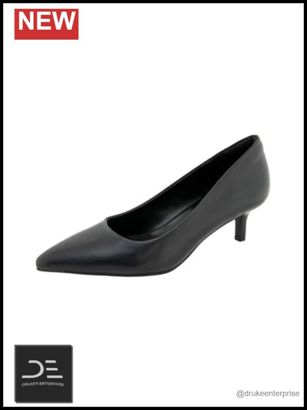 BCBG Faux Leather Classic Pump 2 Inch Heel Slip-On Women's